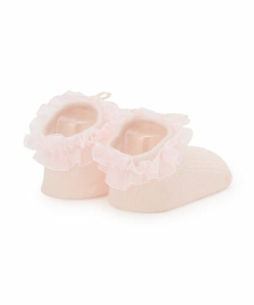 petit main / プティマイン ベビー・キッズウエア | オーガンジーフリルカップソックス | 詳細1