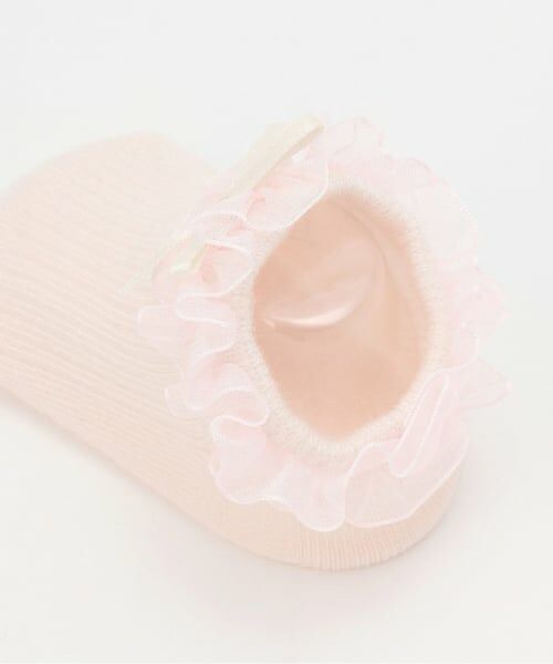 petit main / プティマイン ベビー・キッズウエア | オーガンジーフリルカップソックス | 詳細3