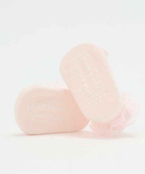 petit main / プティマイン ベビー・キッズウエア | オーガンジーフリルカップソックス | 詳細4