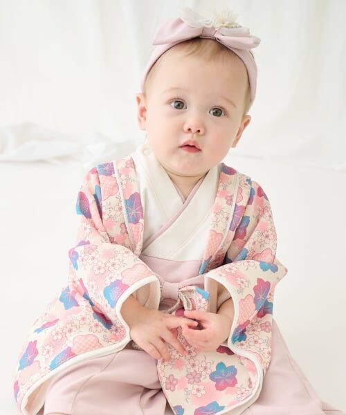 petit main / プティマイン ロンパース | girls 袴カバーオール | 詳細1