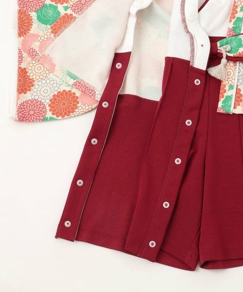 petit main / プティマイン ロンパース | girls 袴カバーオール | 詳細12