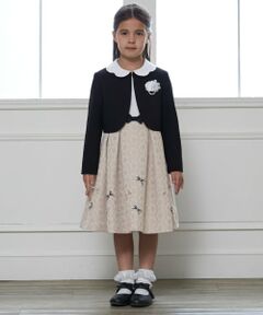 petit main / プティマイン セットアップ | 【フォーマル】ジャガードリボンOP+衿つきJKセット