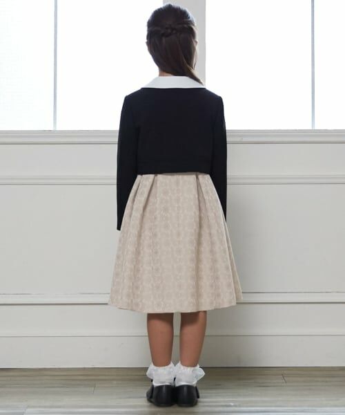 petit main / プティマイン セットアップ | 【フォーマル】ジャガードリボンOP+衿つきJKセット | 詳細2