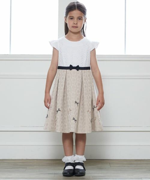petit main / プティマイン セットアップ | 【フォーマル】ジャガードリボンOP+衿つきJKセット | 詳細4