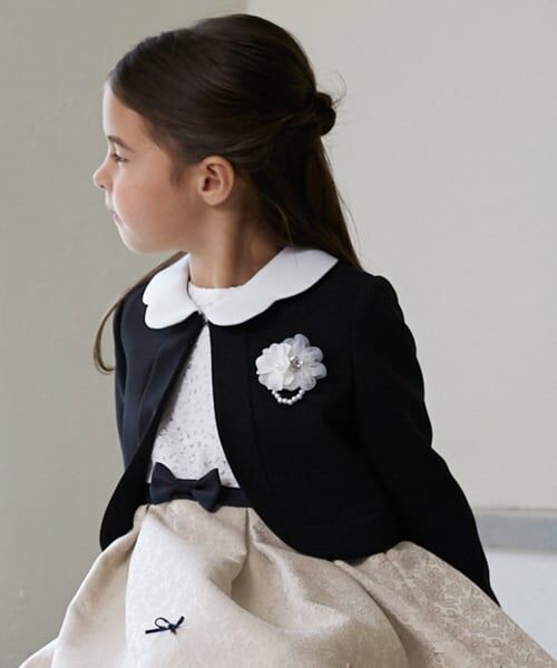 petit main / プティマイン セットアップ | 【フォーマル】ジャガードリボンOP+衿つきJKセット | 詳細7