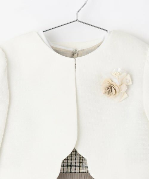 petit main / プティマイン セットアップ | 【フォーマル】チェックOP+スカラップJKセット | 詳細10