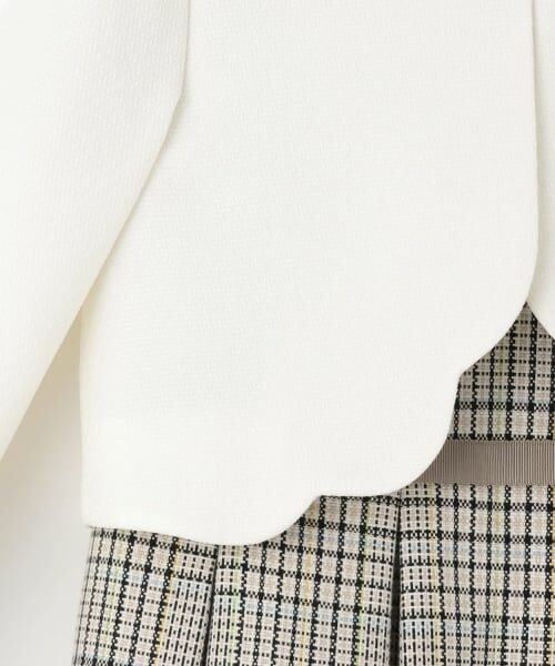 petit main / プティマイン セットアップ | 【フォーマル】チェックOP+スカラップJKセット | 詳細12