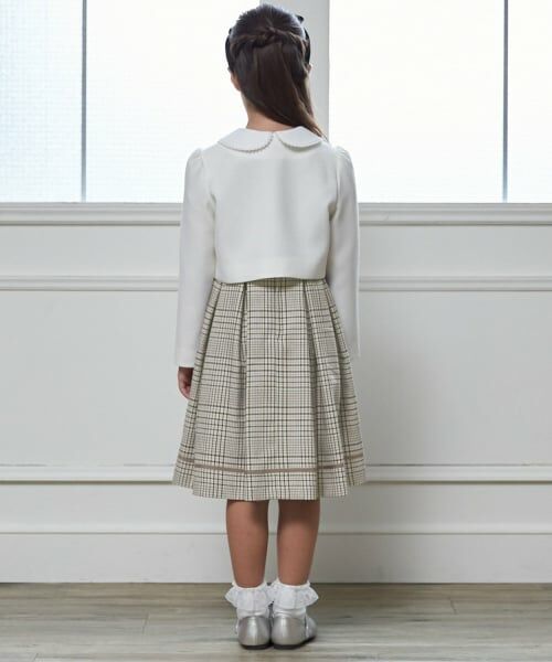 petit main / プティマイン セットアップ | 【フォーマル】チェックOP+スカラップJKセット | 詳細2