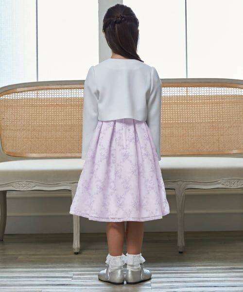 petit main / プティマイン セットアップ | 【フォーマル】レースOP+ノーカラーJKセット | 詳細2