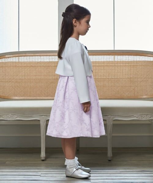 petit main / プティマイン セットアップ | 【フォーマル】レースOP+ノーカラーJKセット | 詳細3