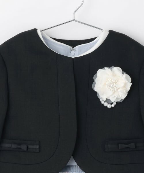petit main / プティマイン セットアップ | 【フォーマル】フラワー刺しゅうOP+衿つきJKセット | 詳細10