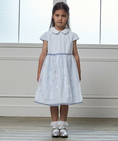 petit main / プティマイン セットアップ | 【フォーマル】フラワー刺しゅうOP+衿つきJKセット | 詳細4