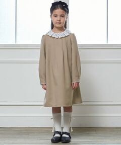 petit main / プティマイン ドレス | 【セミフォーマル】レース衿ワンピース