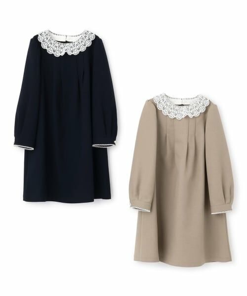petit main / プティマイン ドレス | 【セミフォーマル】レース衿ワンピース | 詳細17