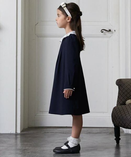petit main / プティマイン ドレス | 【セミフォーマル】レース衿ワンピース | 詳細5