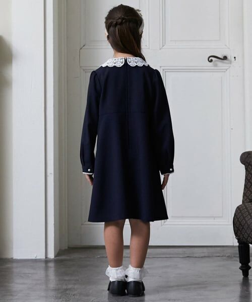 petit main / プティマイン ドレス | 【セミフォーマル】レース衿ワンピース | 詳細6