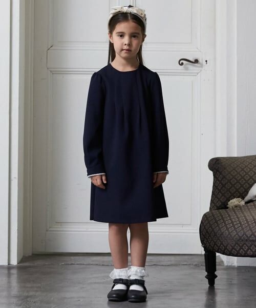 petit main / プティマイン ドレス | 【セミフォーマル】レース衿ワンピース | 詳細8