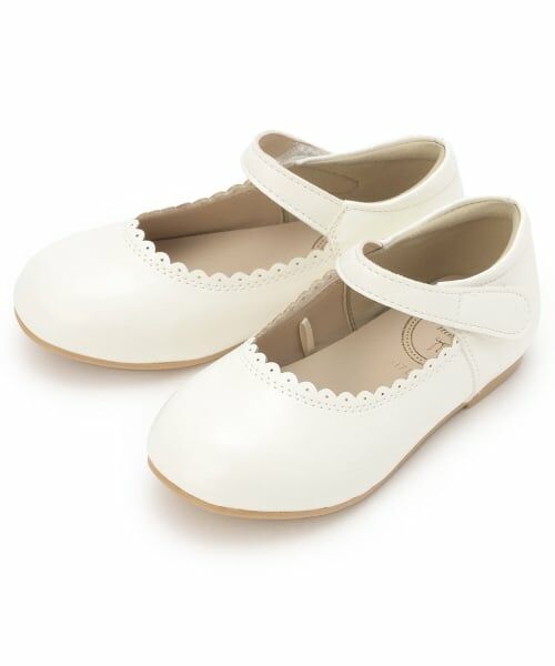 petit main / プティマイン パンプス | 【フォーマル】スカラップパンプス（オフ ホワイト）