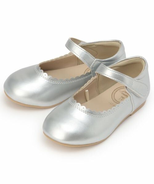 petit main / プティマイン パンプス | 【フォーマル】スカラップパンプス（シルバー）