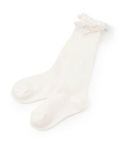 petit main / プティマイン ソックス | リボンつきハイソックス