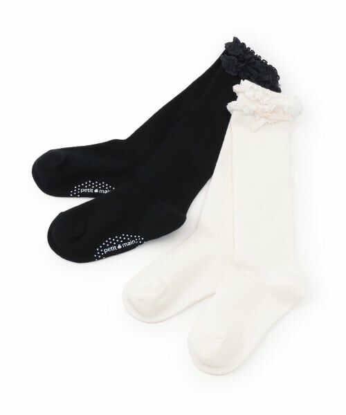 petit main / プティマイン ソックス | リボンつきハイソックス | 詳細4