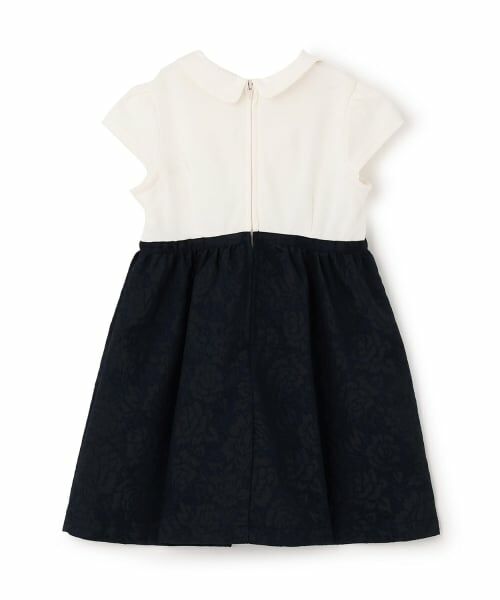 petit main / プティマイン ミニ丈・ひざ丈ワンピース | 【セミフォーマル】ジャガード切り替えワンピース | 詳細3