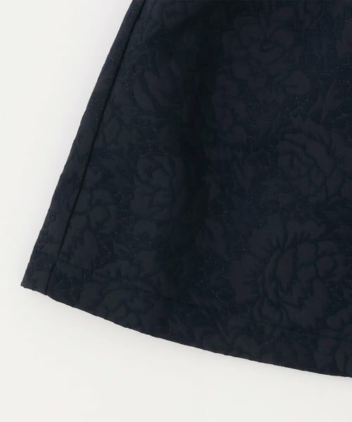 petit main / プティマイン ミニ丈・ひざ丈ワンピース | 【セミフォーマル】ジャガード切り替えワンピース | 詳細6