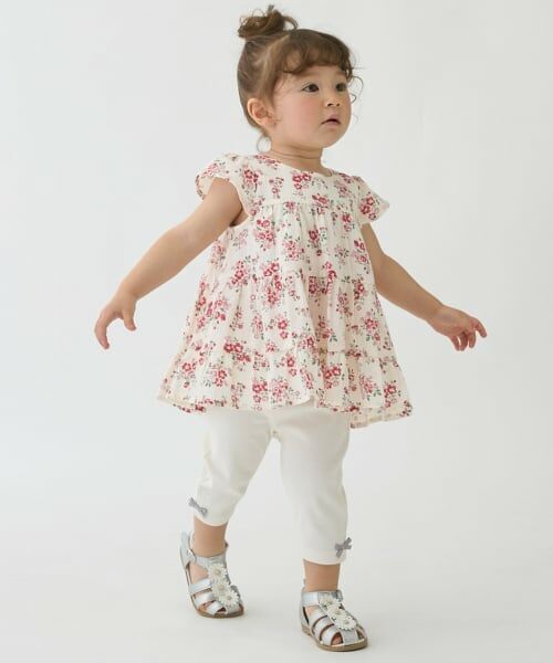 petit main / プティマイン その他パンツ | 【プティプラ】GIRLS 7分丈レギンス（アイボリー）