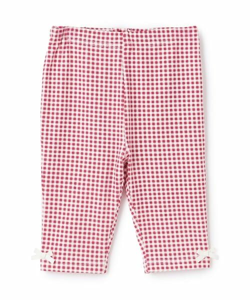 petit main / プティマイン その他パンツ | 【プティプラ】GIRLS 7分丈レギンス（赤）