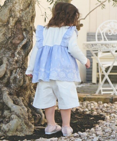 petit main / プティマイン ショート・ハーフ・半端丈パンツ | ハーフワイドパンツ | 詳細1