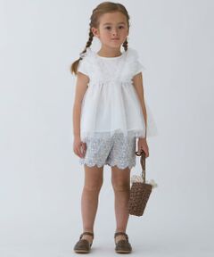 【防汚加工】スカラップショートパンツ