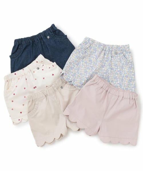 petit main / プティマイン ショート・ハーフ・半端丈パンツ | 【防汚加工】スカラップショートパンツ | 詳細18