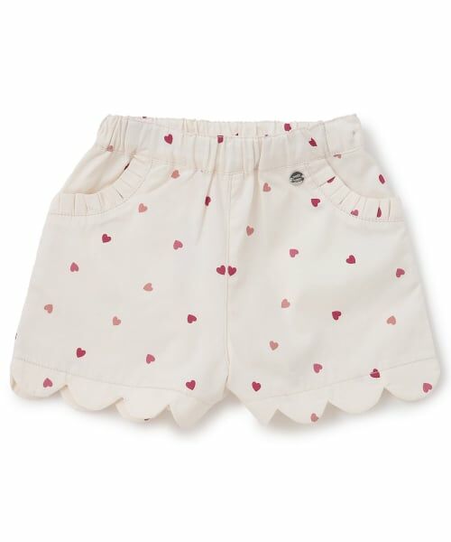 petit main / プティマイン ショート・ハーフ・半端丈パンツ | 【防汚加工】スカラップショートパンツ | 詳細6