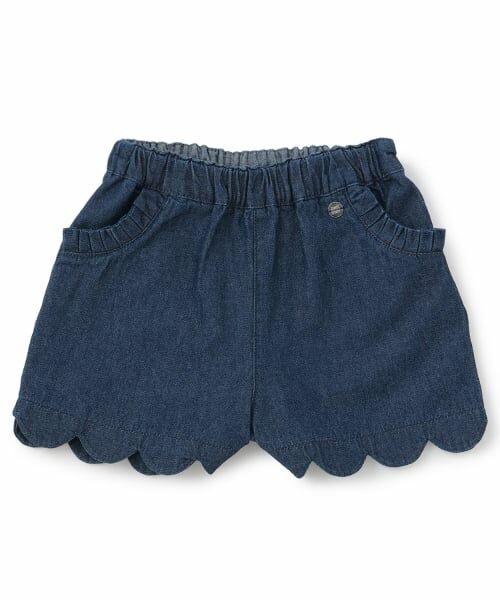 petit main / プティマイン ショート・ハーフ・半端丈パンツ | 【防汚加工】スカラップショートパンツ | 詳細8