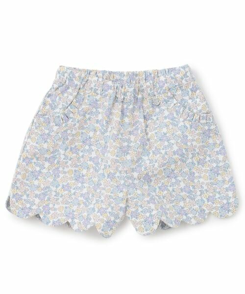 petit main / プティマイン ショート・ハーフ・半端丈パンツ | 【防汚加工】スカラップショートパンツ | 詳細9