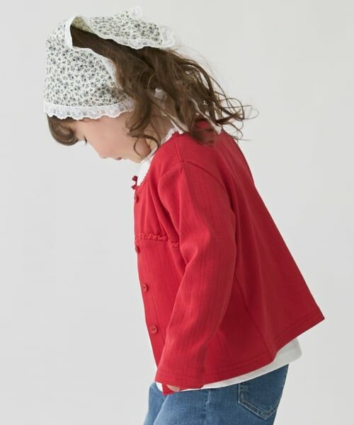 petit main / プティマイン カーディガン・ボレロ | 【リンク】UV針ぬきカットカーディガン | 詳細1