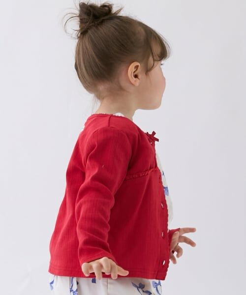 petit main / プティマイン カーディガン・ボレロ | 【リンク】UV針ぬきカットカーディガン | 詳細3