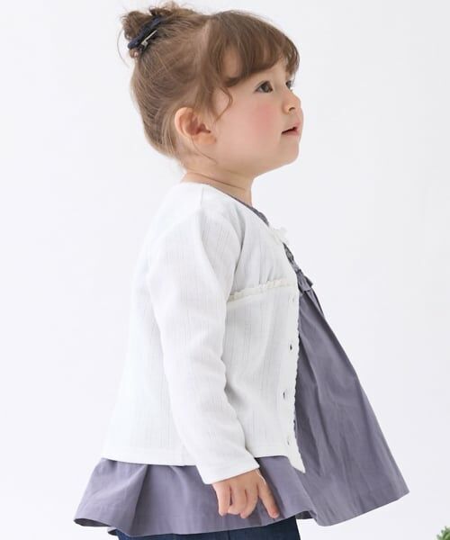 petit main / プティマイン カーディガン・ボレロ | 【リンク】UV針ぬきカットカーディガン | 詳細5