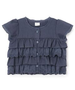 petit main / プティマイン シャツ・ブラウス | レースフリルトップス