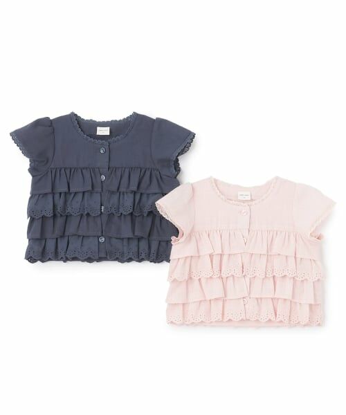 petit main / プティマイン シャツ・ブラウス | レースフリルトップス | 詳細10