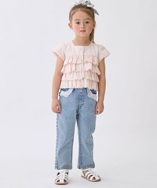 petit main / プティマイン シャツ・ブラウス | レースフリルトップス | 詳細3