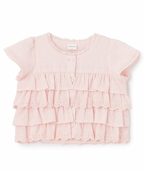 petit main / プティマイン シャツ・ブラウス | レースフリルトップス | 詳細4