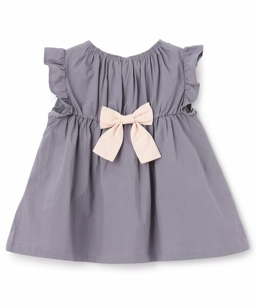 petit main / プティマイン その他トップス | 【リンク】いちご刺しゅうシャーリングチュニック | 詳細9