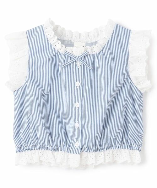 petit main / プティマイン シャツ・ブラウス | 【リンク】コットンレーストップス | 詳細5