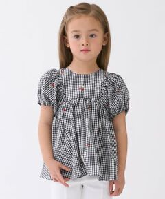 petit main / プティマイン その他トップス | 【リンク】いちごパフチュニック