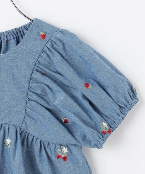 petit main / プティマイン その他トップス | 【リンク】いちごパフチュニック | 詳細10