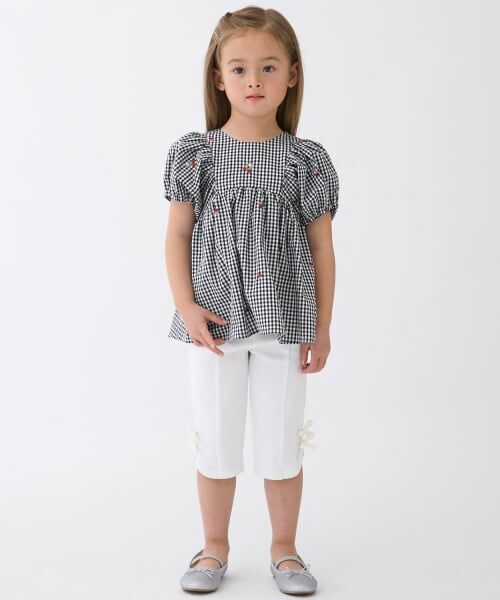 petit main / プティマイン その他トップス | 【リンク】いちごパフチュニック | 詳細5