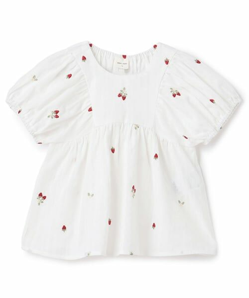 petit main / プティマイン その他トップス | 【リンク】いちごパフチュニック | 詳細6