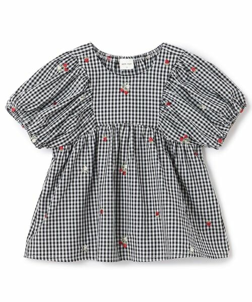 petit main / プティマイン その他トップス | 【リンク】いちごパフチュニック | 詳細7