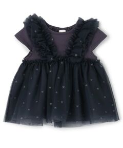 petit main / プティマイン その他トップス | 【リンク】チュールフリルチュニック